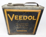 Veedol Flat Gallon Oil Can