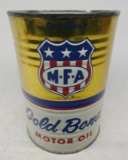 MFA Gold Bond Motor Oil Quart Can