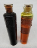 Pair of Shell Oil Sample Bottles