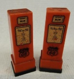 Phillips 66 Gas Pump Salt and Pepper Shakers
