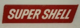 Super Shell Gas Pump Sign