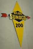 Blue Sunoco Gas Pump Sign (Reproduction)
