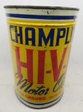 Champliin Hi-Vi Motor Oil 5 Quart Can