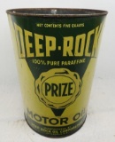 Deep Rock Prize Motor Oil 5 Quart Can