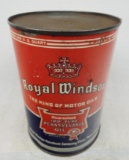 Royal Windsor Motor Oil Quart Can
