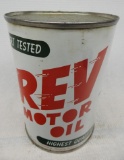 REV Motor Oil Quart Can