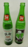 Pair of 7-Up Soda Bottles