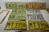 Group of Illinois License Plates