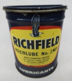 Richfield Rocolube 1# Grease Can (Blue)