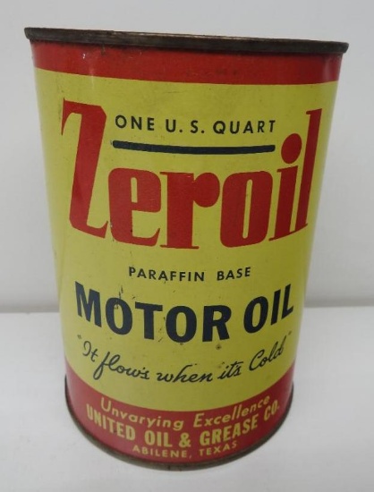 Zeroil Motor Oil Quart Can