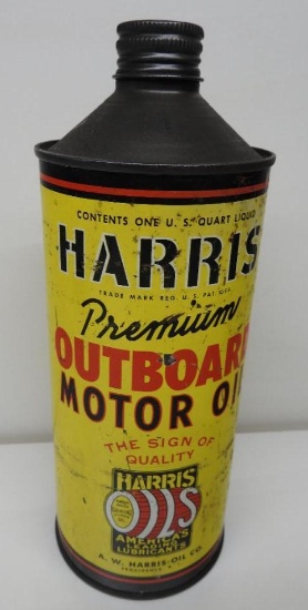 Harris Premium Outboard Cone Top Quart Oil Can