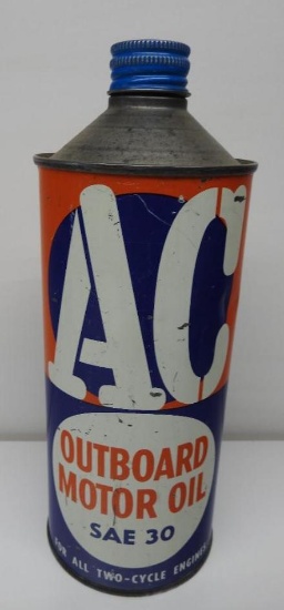 AC Outboard Cone Top Quart Oil Can