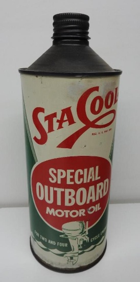 Sta Cool Special Outboard Cone Top Quart Oil Can