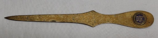 Dort Motor Car Co Cloisonne Letter Opener