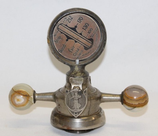 Liberty Monogram Moto Meter Base w/ Marble Ends