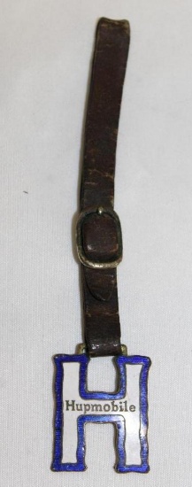 Hupmobile Motor Car Co Cloisonne Advertising Watch Fob