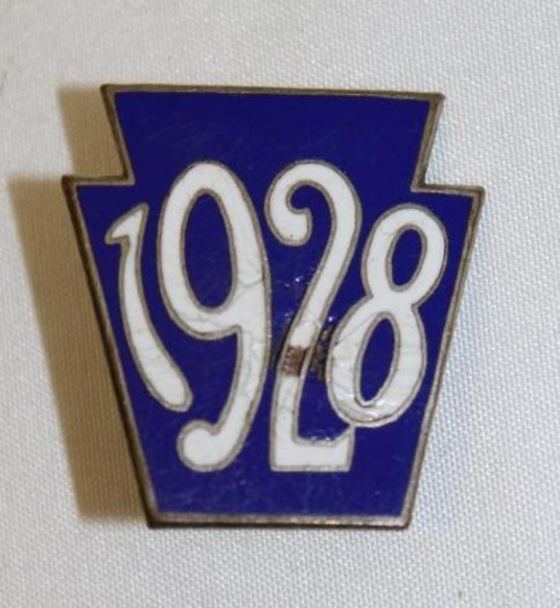 1928 AAA of PA Year Emblem Badge