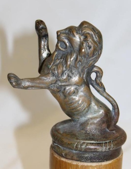1925-1928 Franklin Lion Radiator Mascot Hood Ornament