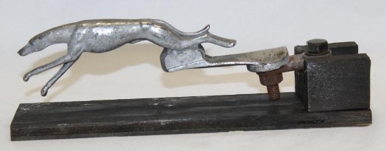 Running Greyhound Radiator Mascot Hood Ornament