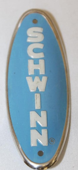 Schwinn Bicycle Head Badge Emblem