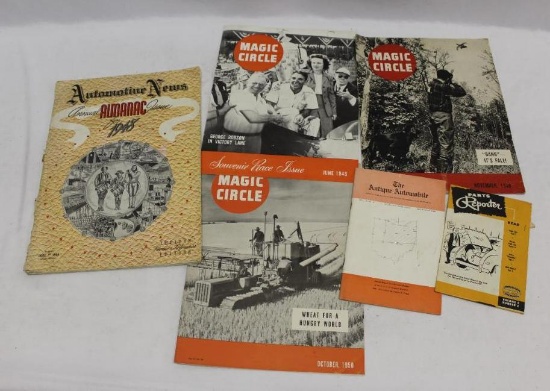 Group of 6 Automobile Related Magazines from the 1940's