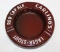 Carling's Red Cap Ale Beer Porcelain Advertising Ashtray