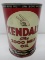 Kendall 2000 Mile Oil Quart Can