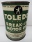 Toledo Break In Motor Oil Quart Can