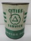 Cities Service Motor Oil Quart Can