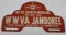 West Virginia Jamboree Wheeling Advertising License Plate Topper