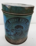 Daniel Boone Axle Grease Can