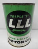 Hudson Triple LLL Motor Oil Quart Can