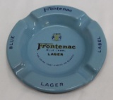 Frontenac Blue Label Lager Beer Porcelain Advertising Ashtray