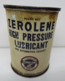 Standard Oil (California) Zerolene High Pressure Lubricant 1# Grease Can
