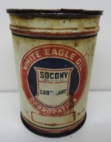 White Eagle Socony 1# Grease Can