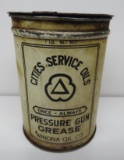 Cities Service Oils Winona Oil Co 1# Grease Can