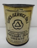 Cities Service Oils Pressure Gun Grease 1# Can