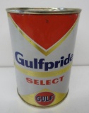 Gulfpride Select Motor Oil Quart Can