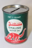 Sinclair Opaline Motor Oil Can Coinbank