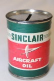 Sinclair Aircraft Motor Oil Can Coinbank