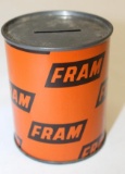 Fram Oil Filter Automotive Advertising Coinbank