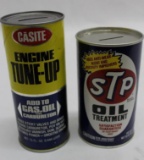 Casite and STP Oil Can Advertising Coinbanks