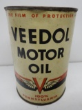 Veedol Motor Oil Quart Can (White)