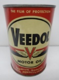 Veedol Motor Oil Quart Can (Red)