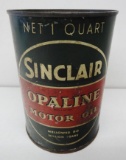 Sinclair Opaline Motor Oil Quart Can