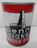Penn Drake Motor Oil Quart Can