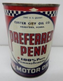 Preferred Penn Motor Oil Quart Can
