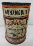 Monarch Motor Oil Quart Can