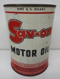 Sav-On Motor Oil Quart Can