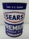 Sears Premium Motor Oil Quart Can